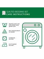 Dark Forest Retreat Quilted 3-Piece Bedding Set