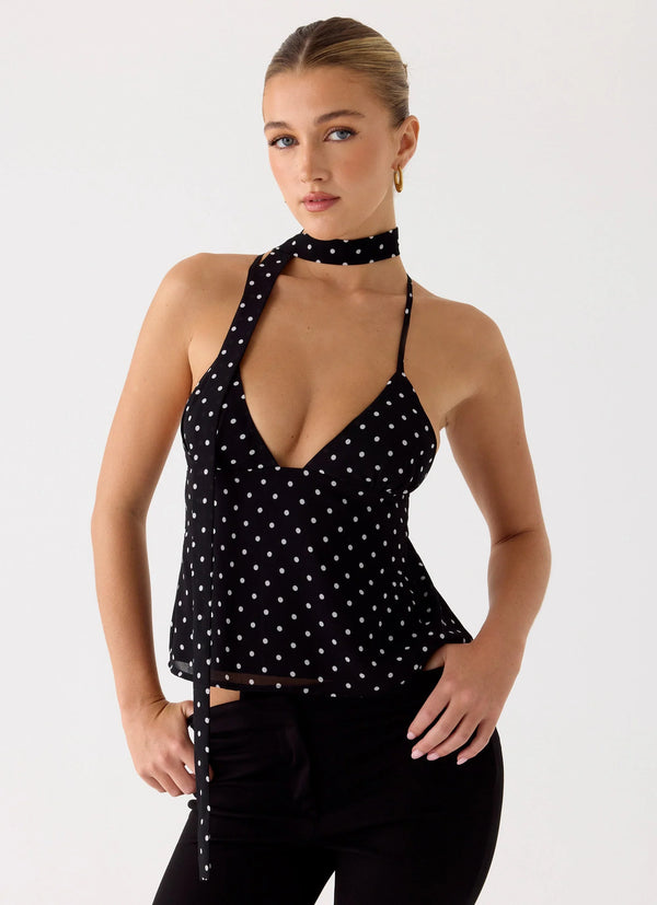 Black Polkadot