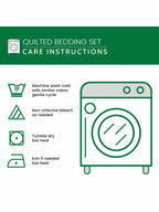 Amour Patchwork 3-Piece Quilted Bedding Set