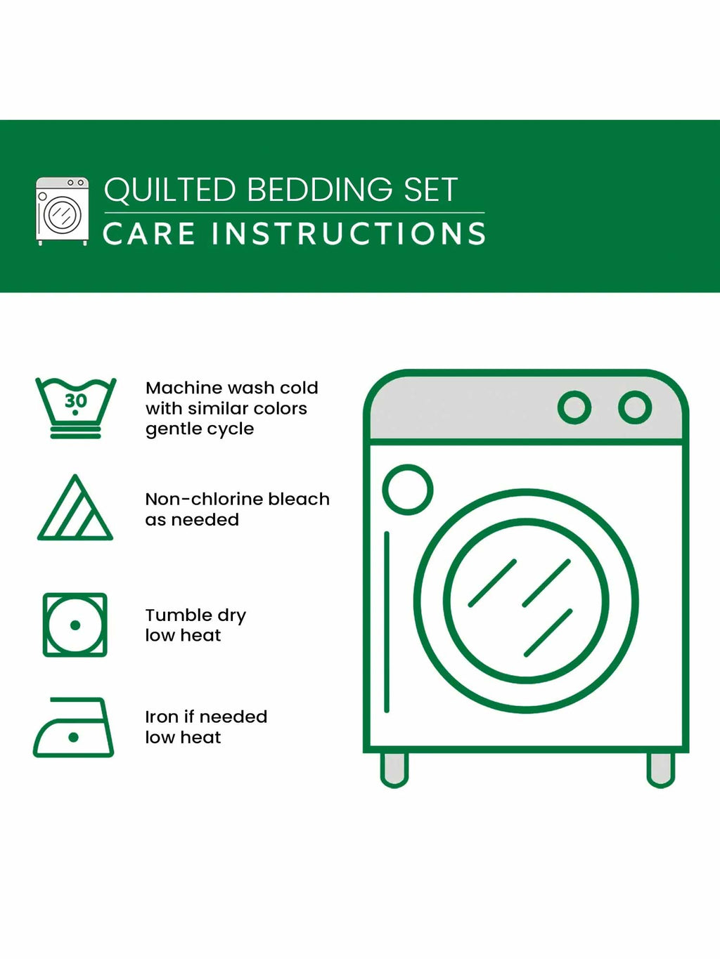 Angler Stripe 3-Piece Quilted Bedding Set