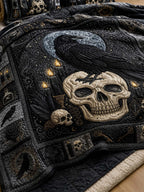Raven Midnight Relic Quilted 3-Piece Bedding Set